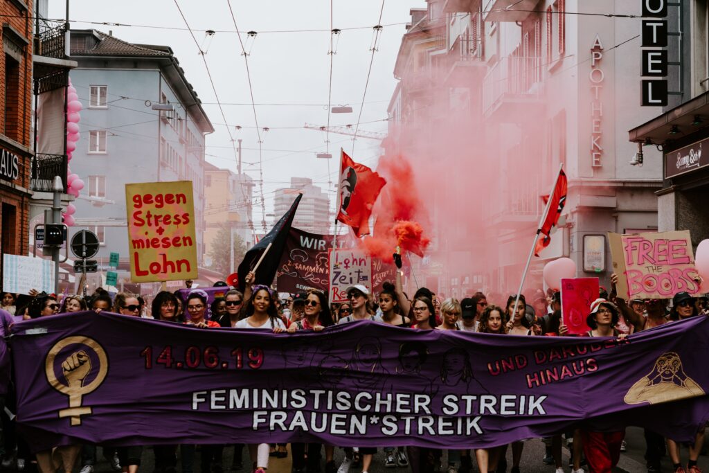 Demonstratie voor vrouwenrechten